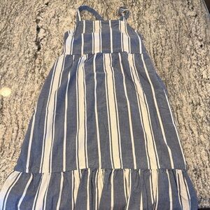 Old Navy Navy and White Striped Top
